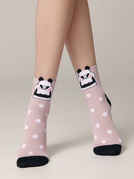 Носки женские CONTE Хлопковые носки CLASSIC с пикотом «Panda» 365 Conte elegant оптом
