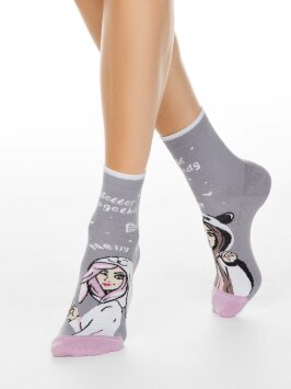 CONTE ELEGANT HAPPY (3 пары в коробке) Хлопковые носки 764