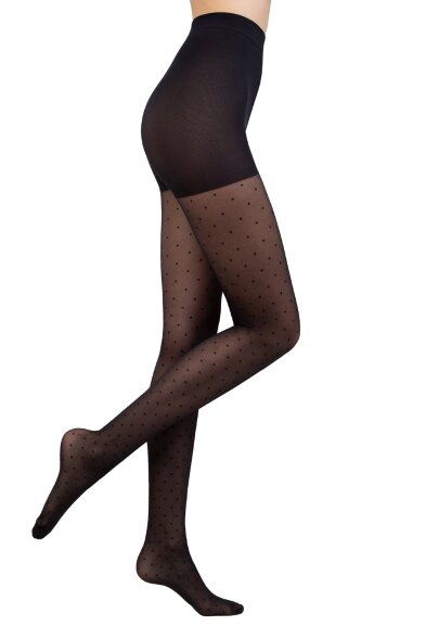 CONTE DOTS SLIM Колготки женские в точку с утягивающими шортиками DOTS SLIM Conte elegant оптом