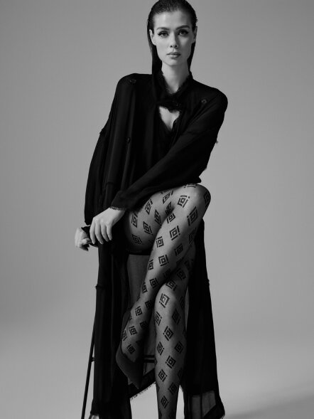 CONTE INGRID Колготки с геометрическим рисунком INGRID Conte elegant оптом