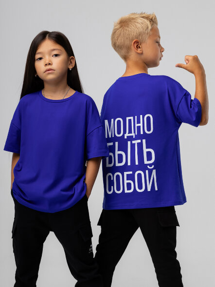 Футболка 4-279MU василек Bodo оптом