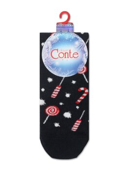 CONTE NEW YEAR Новогодние носки с пушистой нитью «Sweets» 521