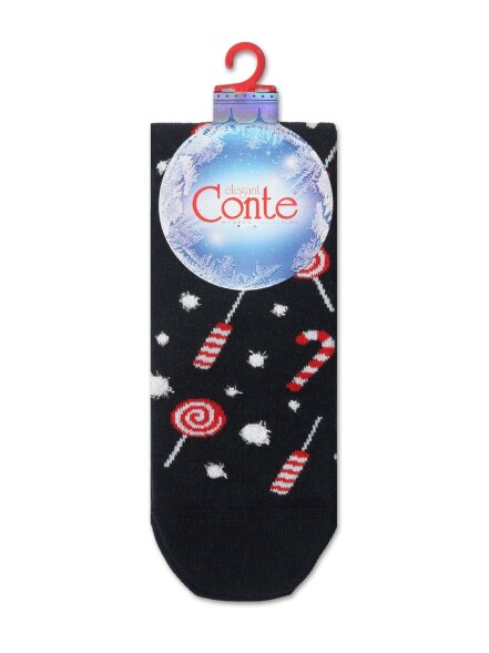 CONTE NEW YEAR Новогодние носки с пушистой нитью «Sweets» 521 Conte elegant оптом
