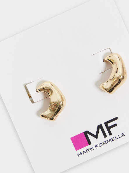 Серьги металлические золотистые DW240509022 Mark Formelle оптом