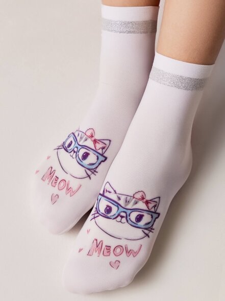 CONTE CATY Носки с рисунком и люрексом CATY Conte elegant оптом
