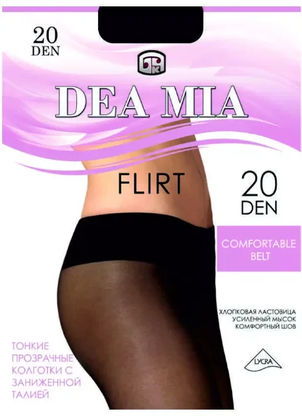 Dea Mia FLIRT 20 Колготки женские (заниженная талия) DEA MIA оптом
