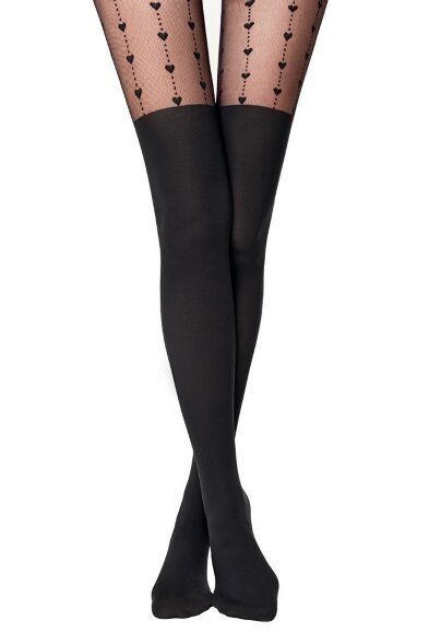 CONTE HEARTS Колготки женские с имитацией гольфинов HEARTS Conte elegant оптом