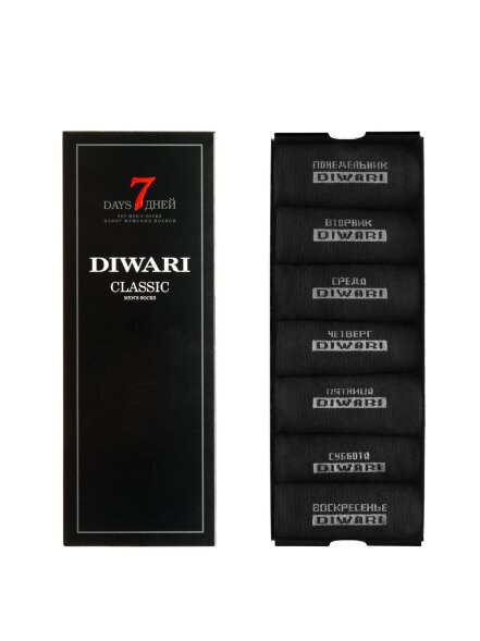 DIWARI CLASSIC Носки мужские 7 дней (7 пар) 100 DIWARI оптом