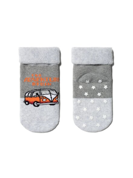 CONTE-KIDS SOF-TIKI Махровые носки с отворотом и антискользящей стопой 473 CONTE-KIDS оптом