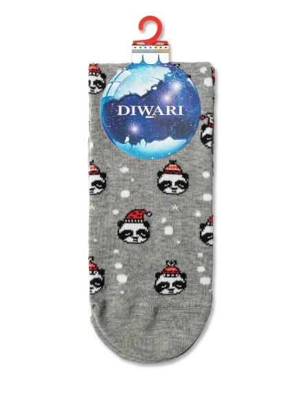 DIWARI NEW YEAR Новогодние носки «Xmas panda» 518 DIWARI оптом
