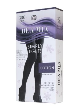 Dea Mia Колготки женские COTTON 300 (хлопковые) 000