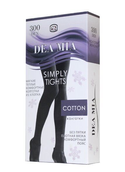 Dea Mia Колготки женские COTTON 300 (хлопковые) 000 DEA MIA оптом