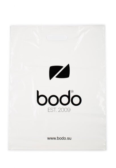Пакет ПВД 39*50 (60) (упак 100 шт) белый Bodo оптом