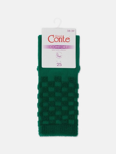 CONTE COMFORT Махровые носки из хлопка с объемными рисунками 550 Conte elegant оптом