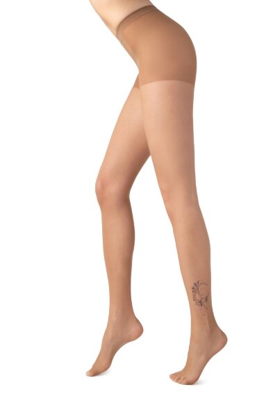 CONTE TATTOO Moon Art Колготки женские с рисунком 004 Conte elegant оптом