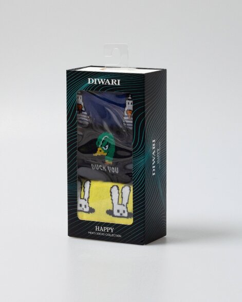 DIWARI Хлопковые носки HAPPY (3 пары) 782 DIWARI оптом